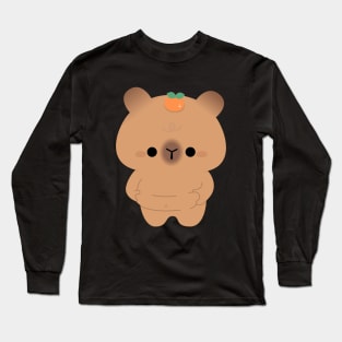 Chonky capybara Long Sleeve T-Shirt